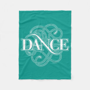 Dance blommar fleecefilt
