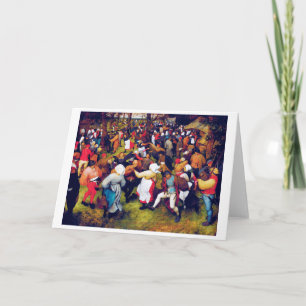 Dance Bröllop, Pieter Bruegel Kort