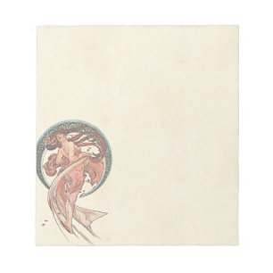 Dance by Alfons Mucha 1898 Anteckningsblock