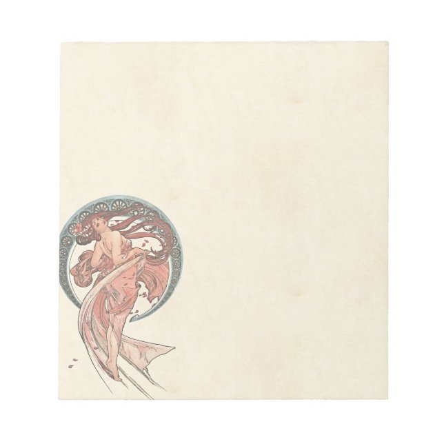 Dance by Alfons Mucha 1898 Anteckningsblock (Framsida)