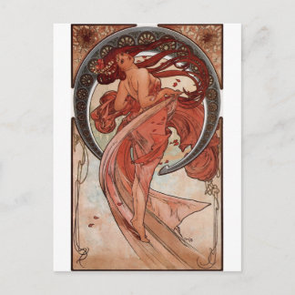Dance by Alphons Mucha Vykort