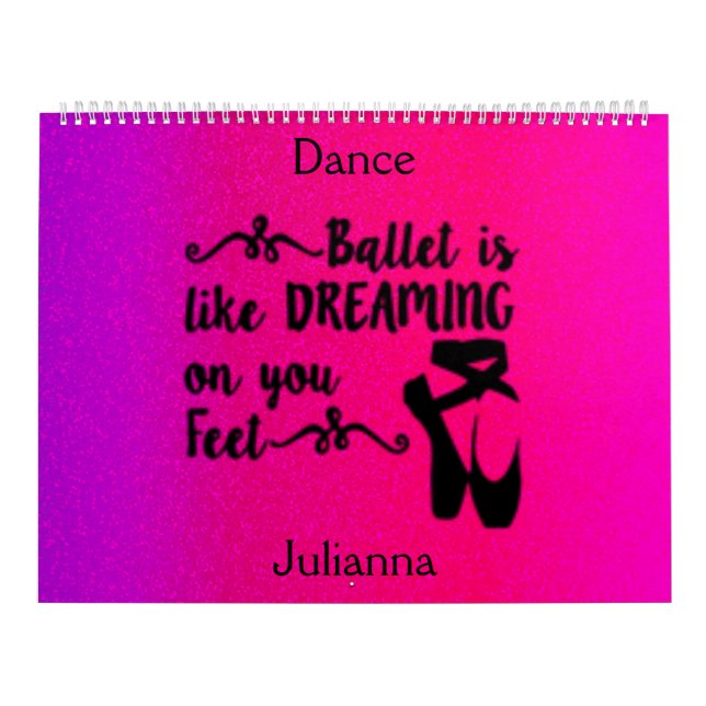 Dance Calendar Kalender (Omslag)