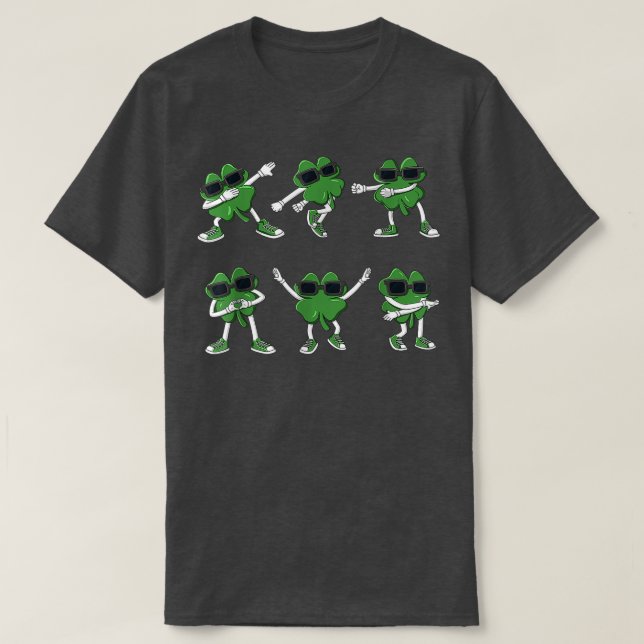 Dance Challenge Shamrocks St patrick's day Boys Gi T Shirt (Design framsida)