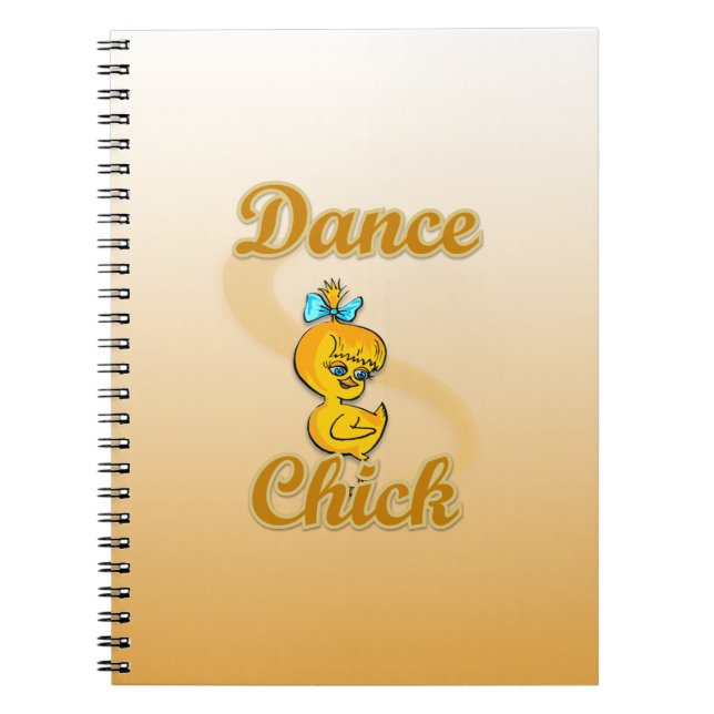 Dance Chick Anteckningsbok Med Spiral (Framsidan)