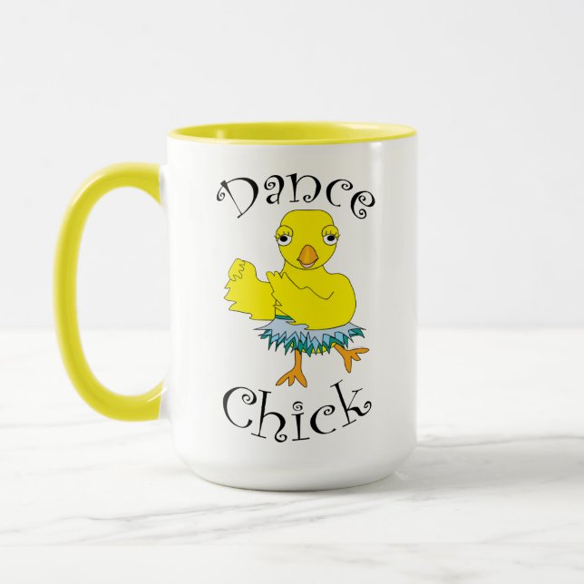 Dance Chick Text Mugg (Vänster)