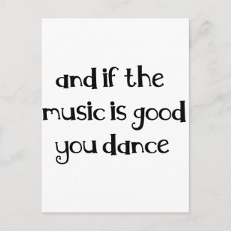 Dance-citat Vykort