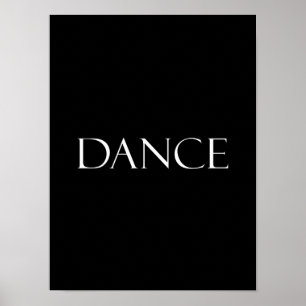 Dance citerar inspirerande danskingrande citat poster