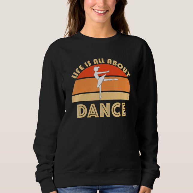 Dance Class Ballerina Ballet Dancing Jete Plie Bar T Shirt (Framsida)