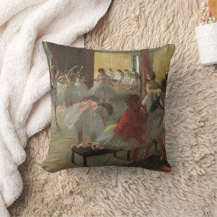 Dance Class, Degas Art Decorative Kudde