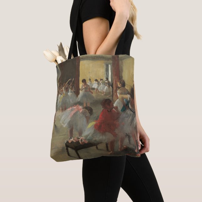 Dance Class, Degas Art Tygkasse (Närbild)
