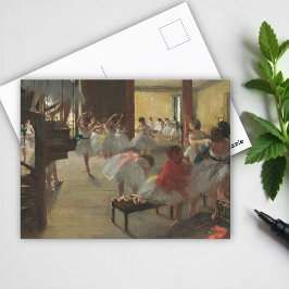 Dance Class, Degas Art Vykort