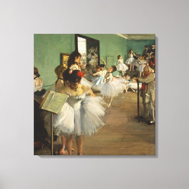 Dance Class | Edgar Degas Canvastryck (Framsida)