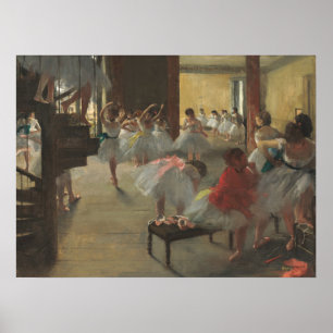 Dance Class - Edgar Degas Fine Art Poster