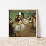 Dance Class | Edgar Degas Poster<br><div class="desc">The Dance Class (1874) by Fransk artist Edgar Degas. Brans originalkonstmålning är en olja på canvas som skildrar en dansgrupp i ett repetitionsrum i det gamla Paris Opéra. Använda verktygen för att lägga till anpassningsbar eller anpassa bilden.</div>