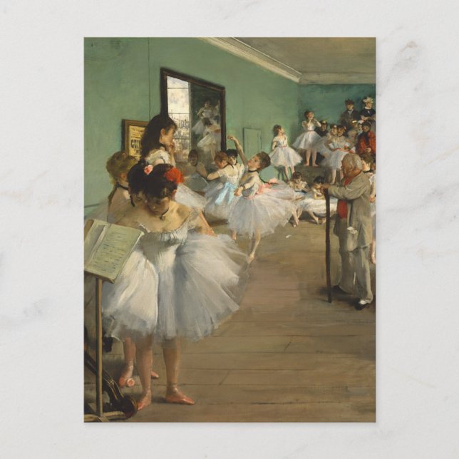 Dance Class Edgar Degas Vykort (Framsida)