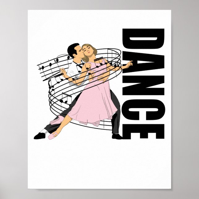 Dance Classic Ballroom Dancing Poster (Framsidan)