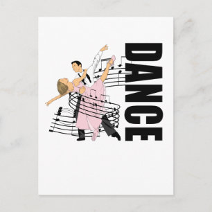 Dance Classic Ballroom Dancing Vykort