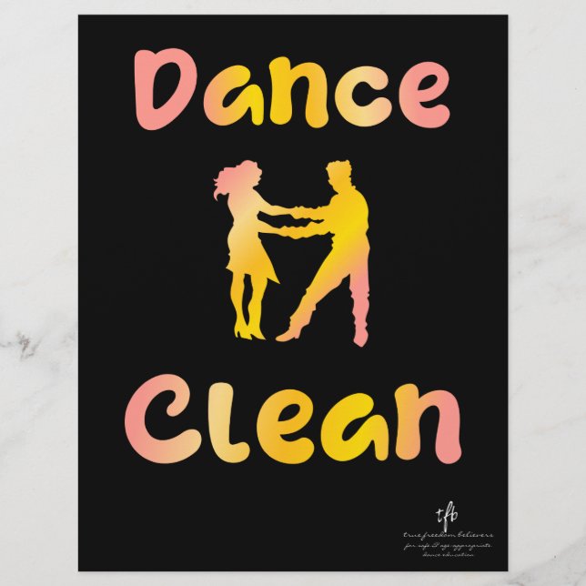 Dance Clean Cava Rosa Reklamblad (Framsidan)