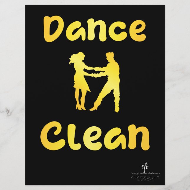 Dance Clean Golden Brass Reklamblad (Framsidan)