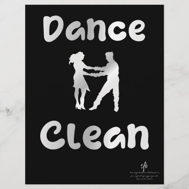 Dance Clean Mex. Silver Reklamblad (Framsidan)