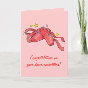 Dance Competition Grattiss:Red Ballet Shoes Kort