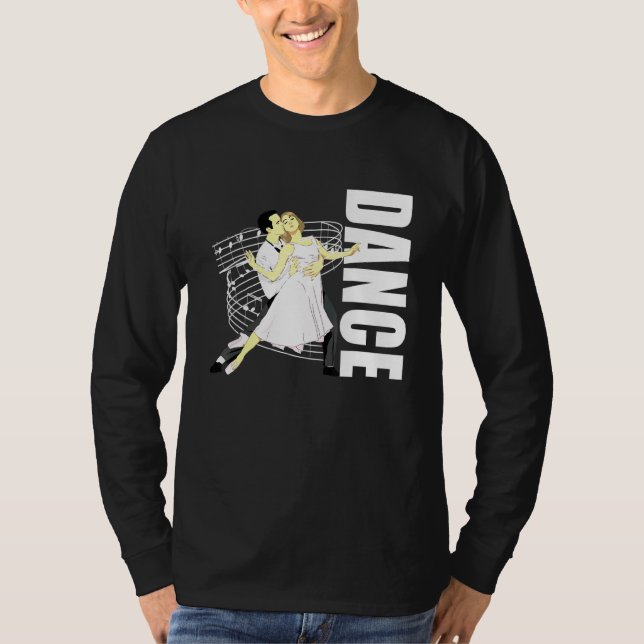Dance Couple Ballroom Dancing 1 T Shirt (Framsida)