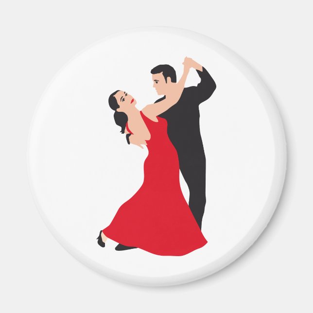 Dance couple magnet (Framsidan)