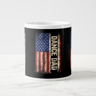 Dance Dad US American Flag Shirt Dancer Dancing Fa Jumbo Mugg