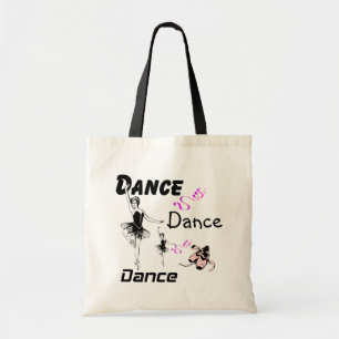 Dance Dance Ballet Tote Bag Tygkasse