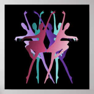 Dance Dance Dance Färg Poster