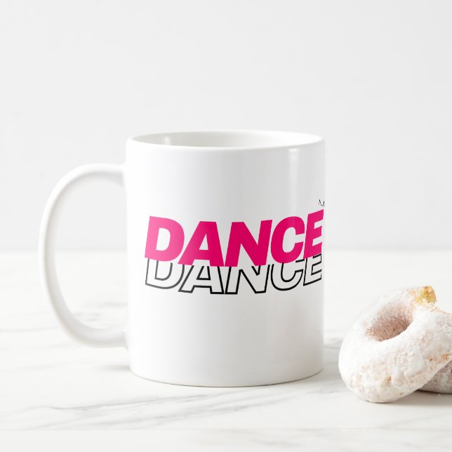 Dance Dance Mugg för Dance Älskare (Med munk)