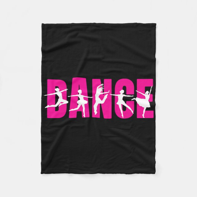 Dance - Dancer Dancing Älskare Fleecefilt (Framsidan)