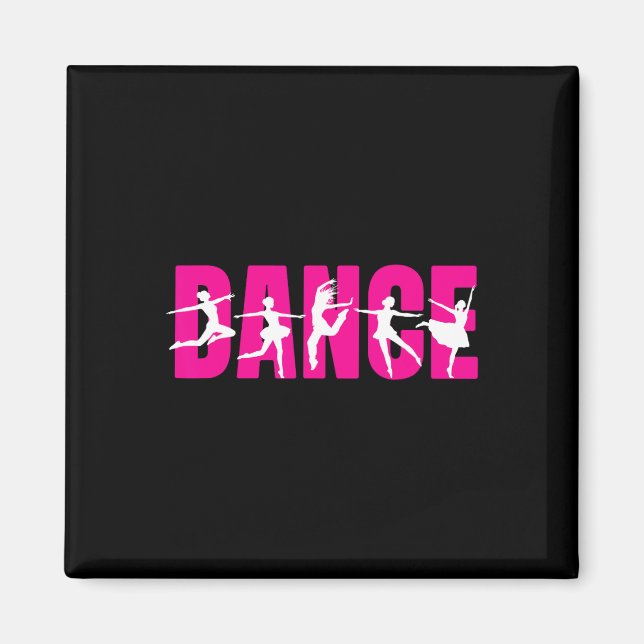 Dance - Dancer Dancing Älskare Magnet (Framsidan)