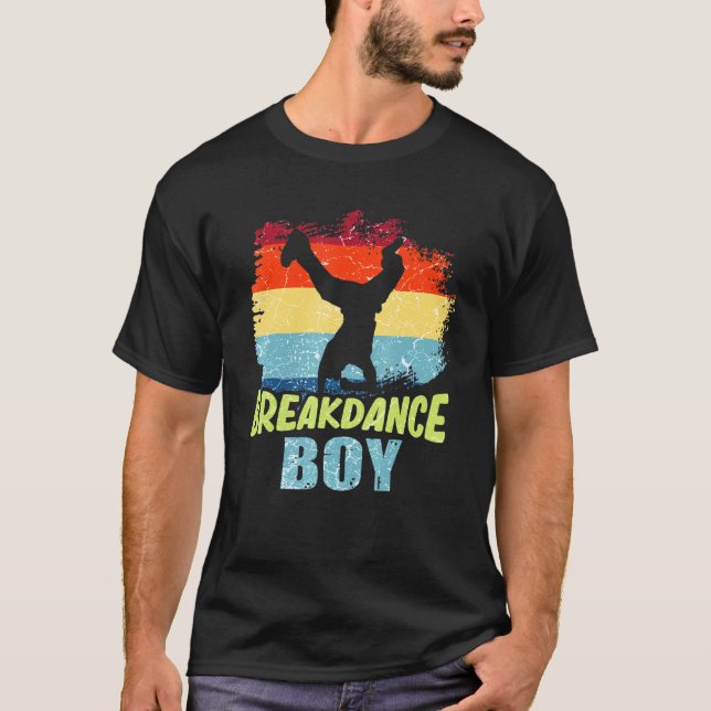 Dance Dancing Breakdance Boy 5 T Shirt (Framsida)