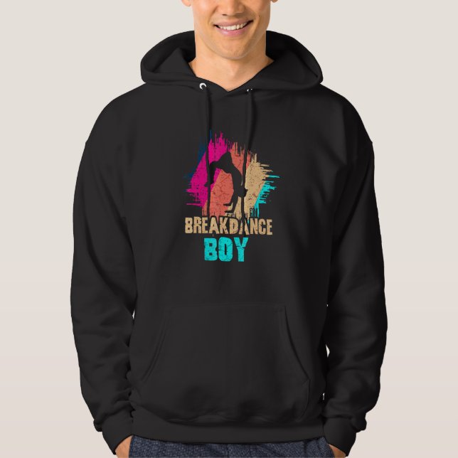 Dance Dancing Breakdance Boy 6 Hoodie (Framsida)