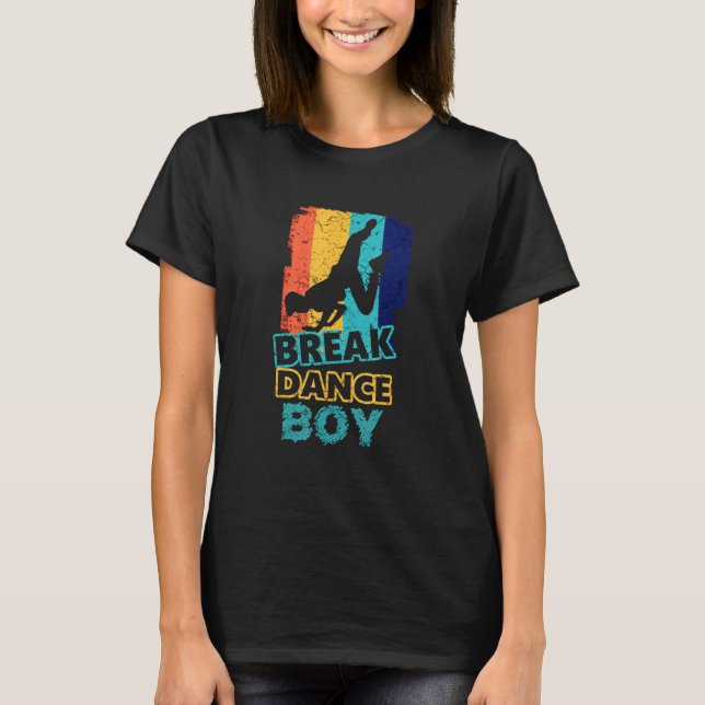 Dance Dancing Breakdance Boy T Shirt (Framsida)
