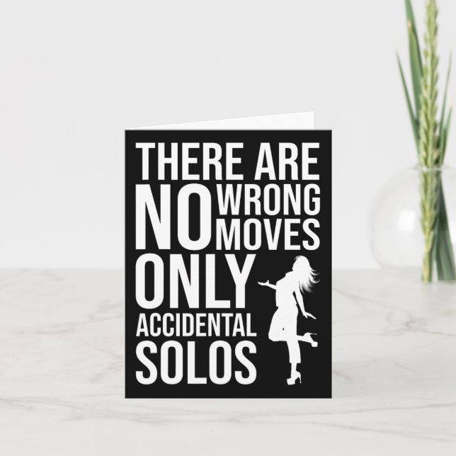 Dance Dancing - Funny Dancer Kort (Framsida)