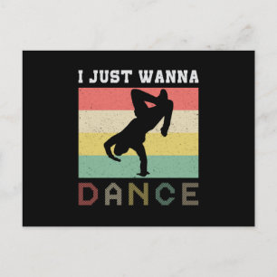 Dance Dancing Party Music Dancer Sport Gift Idea Vykort