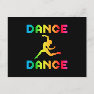 Dance Dancing Party Music Sport Dancer Gift Idea Vykort