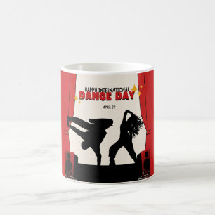 Dance Day lycklig Internationell Världsdag Kaffemugg