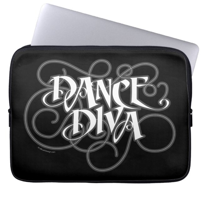 Dance Diva Laptop Sleeve (Framsidan)