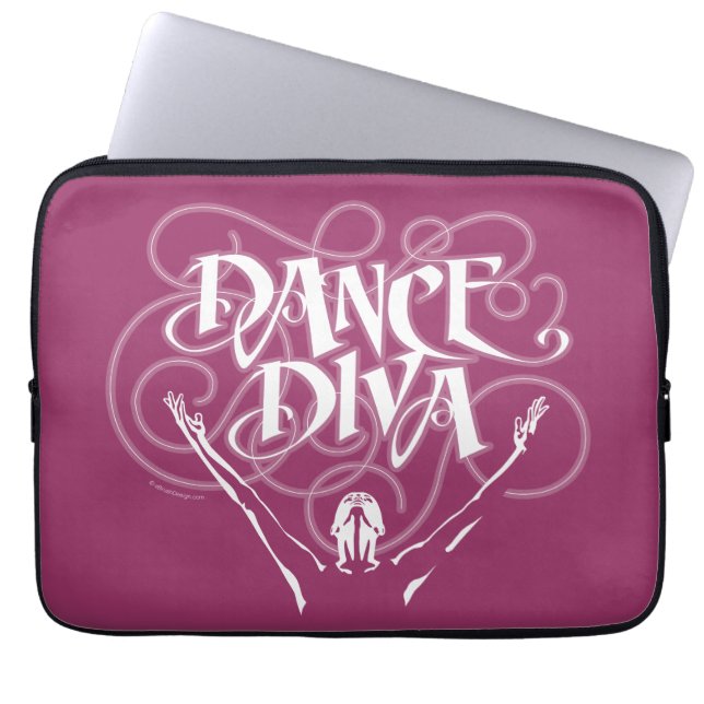 Dance Diva Laptop Sleeve (Framsidan)