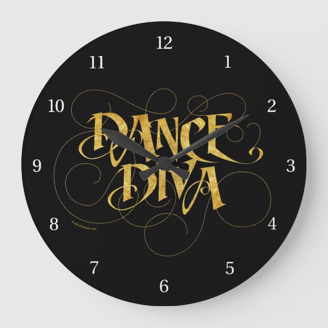 Dance Diva Stor Klocka (Framsida)