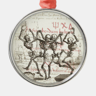 Dance Död Skeleton jul Ornament