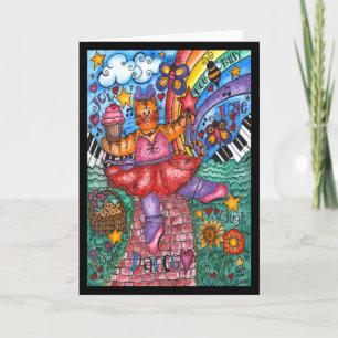 Dance Down Red Brick Road Card Kort