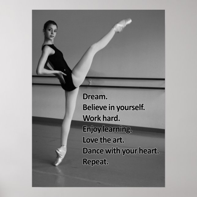Dance Dream Gift for Dancers Poster (Framsidan)
