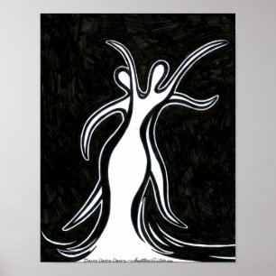 Dance Duo Art-utskrift Poster