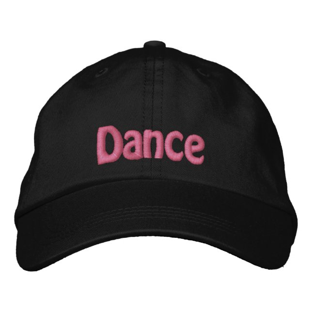 DANCE Embroired Baseball-sockel Broderad Keps (Framsida)