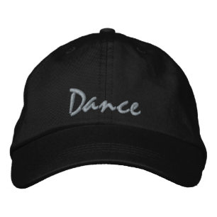 Dance Embroized Cap, dancer Theme Broderad Keps