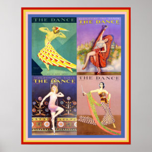 Dance (en av 3:a uppsättningen) poster